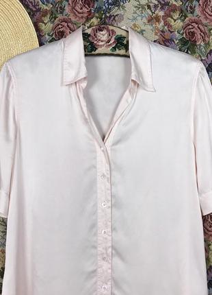 Винтажная шелковая нежно-розовая блуза шёлк винтаж modissa2 фото