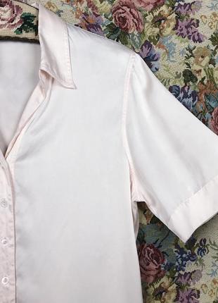 Винтажная шелковая нежно-розовая блуза шёлк винтаж modissa5 фото