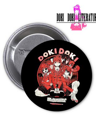 Значок doki doki literature club литературный клуб доки доки ddlc