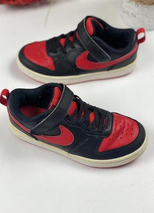 Бу хайтопы кроссовки pro nike 30р мальчик черно-красные