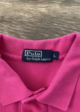 Рожеве базове поло polo ralph lauren3 фото