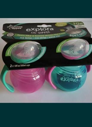 Поїльник-непроливайка tommee tippee 7-12 міс.новий.
