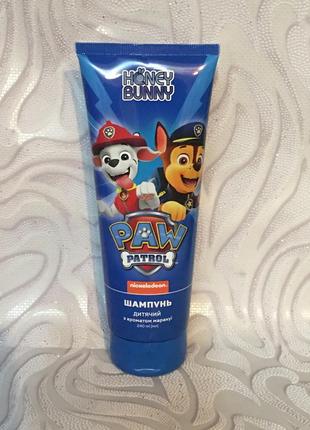 Шампунь гель детский honey bunny щенячий патруль для мальчиков девочек 240 мл