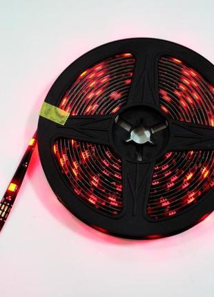 Світлодіодна стрічка 5v usb led 5050 bluetooth rgb комплект 5 метрів, різнобарвна (керування через телефон)8 фото