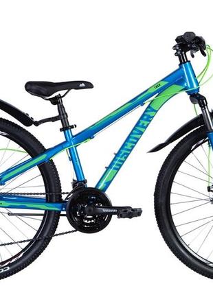 Велосипед st 26" discovery trek am dd рама-" з крилом pl 2024 (синій)