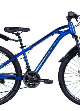 Велосипед st 26" formula dakar am dd рама- " с крылом pl 2024 (синий)