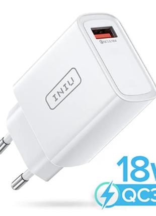 Сетевое зарядное устройство для быстрой зарядки usb qc3.0 зарядный блок зарядка для телефона смартфона vc0244w