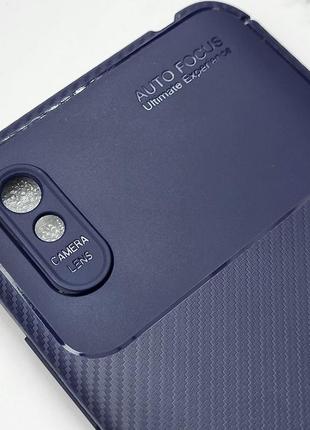 Чохол бампер накладка autofocus ультратонкий для xiaomi redmi 9a (синій) / чохол на тіліфон редмі 9а3 фото