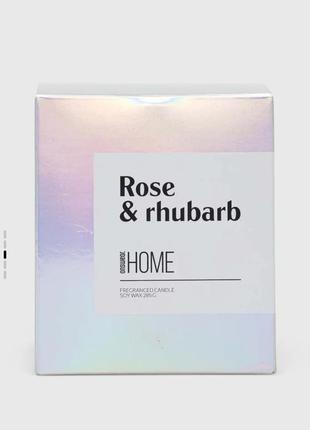 Соевая свеча rose &amp; rhubarb3 фото