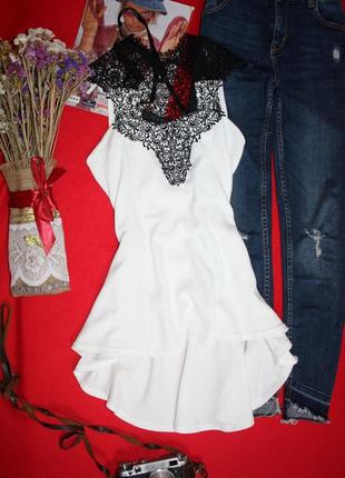 Шикарная блузка с кружевом франция