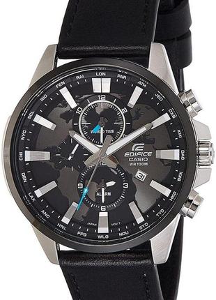 Мужские часы casio edifice efr-303l-1avu,черный цвет