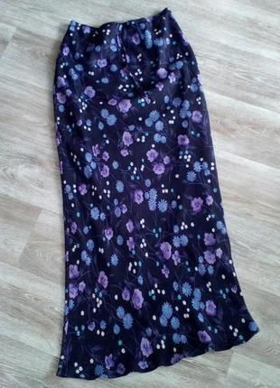 Очень красивая шифоновая юбка на подкладке 12 new look