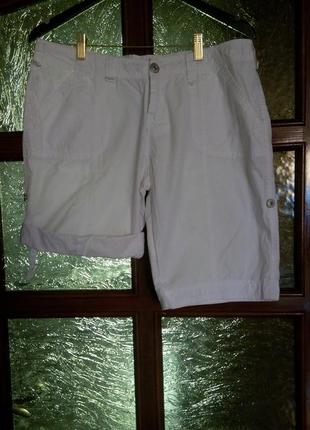 Отличные белые длинные шорты3 фото