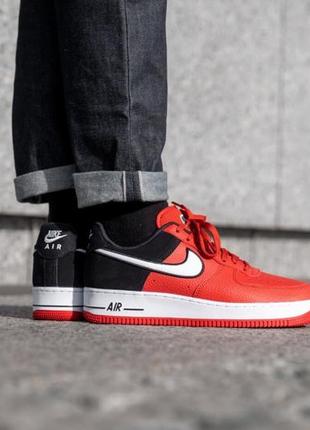 Мужские кроссовки nike air force 1 '07 lv8 mystic red4 фото