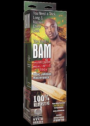 Фалоімітатор doc johnson bam - huge 13 inch realistic cock 3