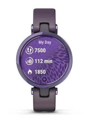 Смарт-часы garmin lily - sport edition midnight orchid6 фото