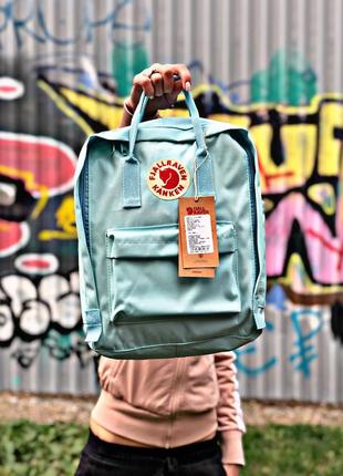 Рюкзак fjallraven kanken купить фьялравен канкен бирюзовый2 фото