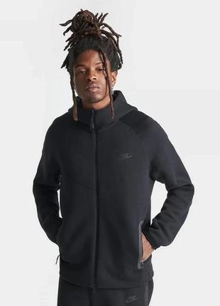 Толстовка мужская nike sportswear tech fleece hoodie (арт. fb7921-010)