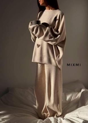 Теплый женский ангоровый костюм  ткань: двусторонняя ангора lux2 фото