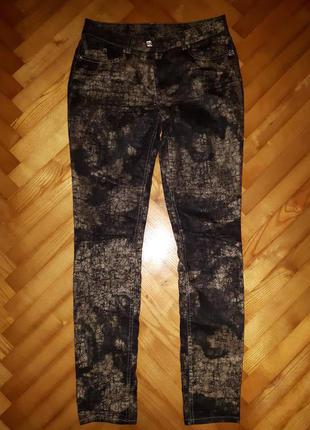 Оригинальные джинсы скинни с напылением от airfield! p.-34(xs)