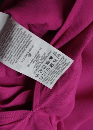 Яскрава рожева блуза з широкою куліскою selected femme, m8 фото
