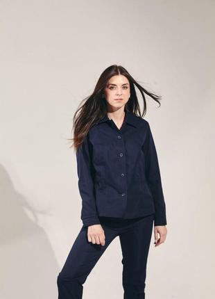 Жакет женский синий