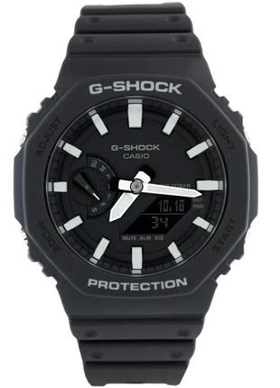 Чоловічий годинник casio g-shock ga-2100-1aer, чорний колір1 фото