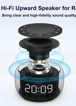 Buffbee de bk11s часы + свет + радио: сочетает в себе будильник, ночник и fm-радио в одном устройстве2 фото