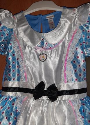 Карнавальное платье алиса в стране чудес 9-10 лет2 фото