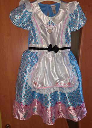 Карнавальное платье алиса в стране чудес 9-10 лет3 фото