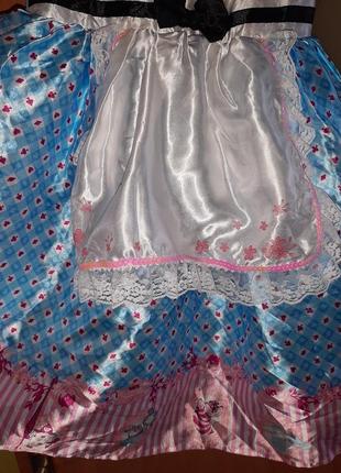 Карнавальное платье алиса в стране чудес 9-10 лет6 фото