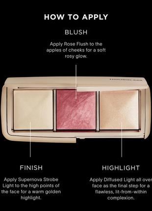 Палетка для лица hourglass ambient lighting palette diffused rose edit