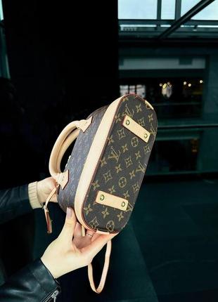 Женская сумка из эко-кожи луи виттон louis vuitton alma lv молодежная, брендовая сумка через плечо7 фото