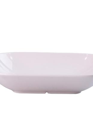 Тарілка глибока квадратна квадратна з порцеляни 20*20 см