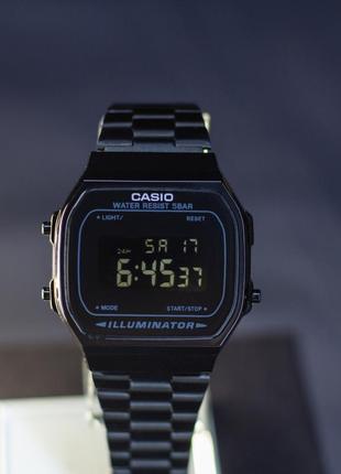 Наручний чоловічий електронний годинник casio retro illuminator (1002111)3 фото