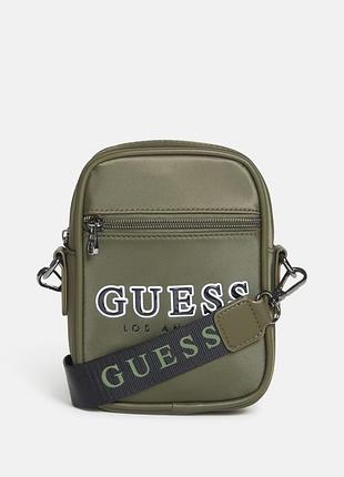 Чоловіча сумка guess через плече, хакі