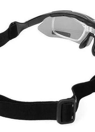 Тактические очки черные + 5 линз4 фото