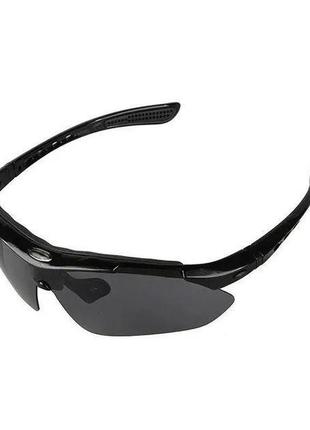Тактические очки черные + 5 линз3 фото