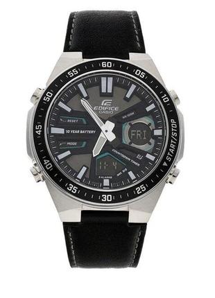 Мужские часы casio edifice efv-c110l-1avef, черный цвет1 фото