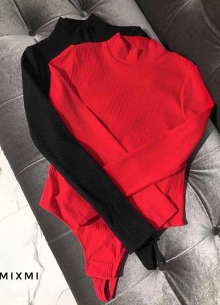 Жіночий боді з довгим рукавом тканина мустанг