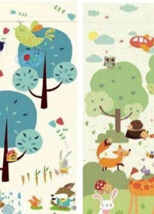 Дитячий двосторонній термо-килимок термокилимок 2-сторонній eva 12206, 180х150х0.8см, у сумці