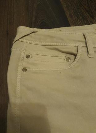 Бежеві штани джинси3 фото