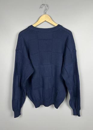 Lacoste v-neck винтажный мужской свитер