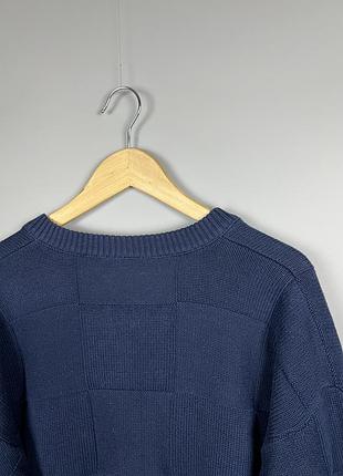 Lacoste v-neck винтажный мужской свитер