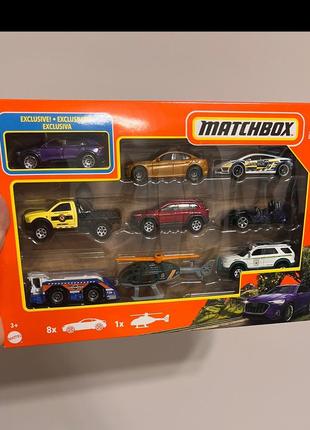 Машинки базові колекційні матчбокс matchbox cars 9шт