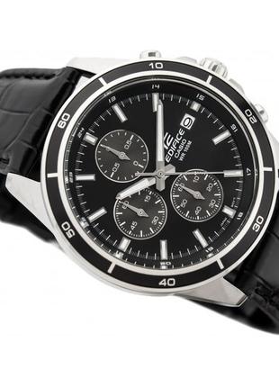 Чоловічий годинник casio edifice efr-526l-1avuef, чорний колір2 фото