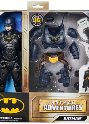 Супер герой бетмен, batman adventures, набір ігровий фігурка бетмена з 16 аксесуарами