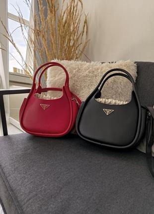 Жіноча сумка брендова , червона6 фото