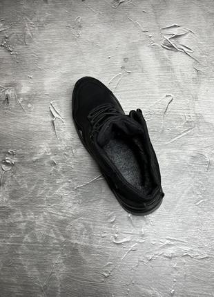 Зимние ботинки adidas серые натуральная кожа на меху6 фото