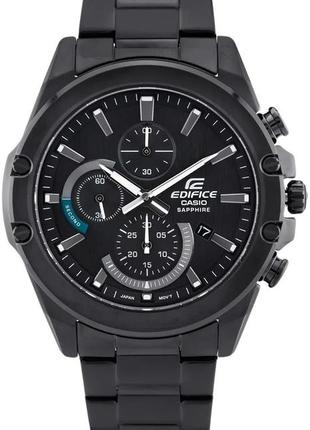 Чоловічий годинник casio edifice efr-s567dc-1avuef, чорний колір1 фото